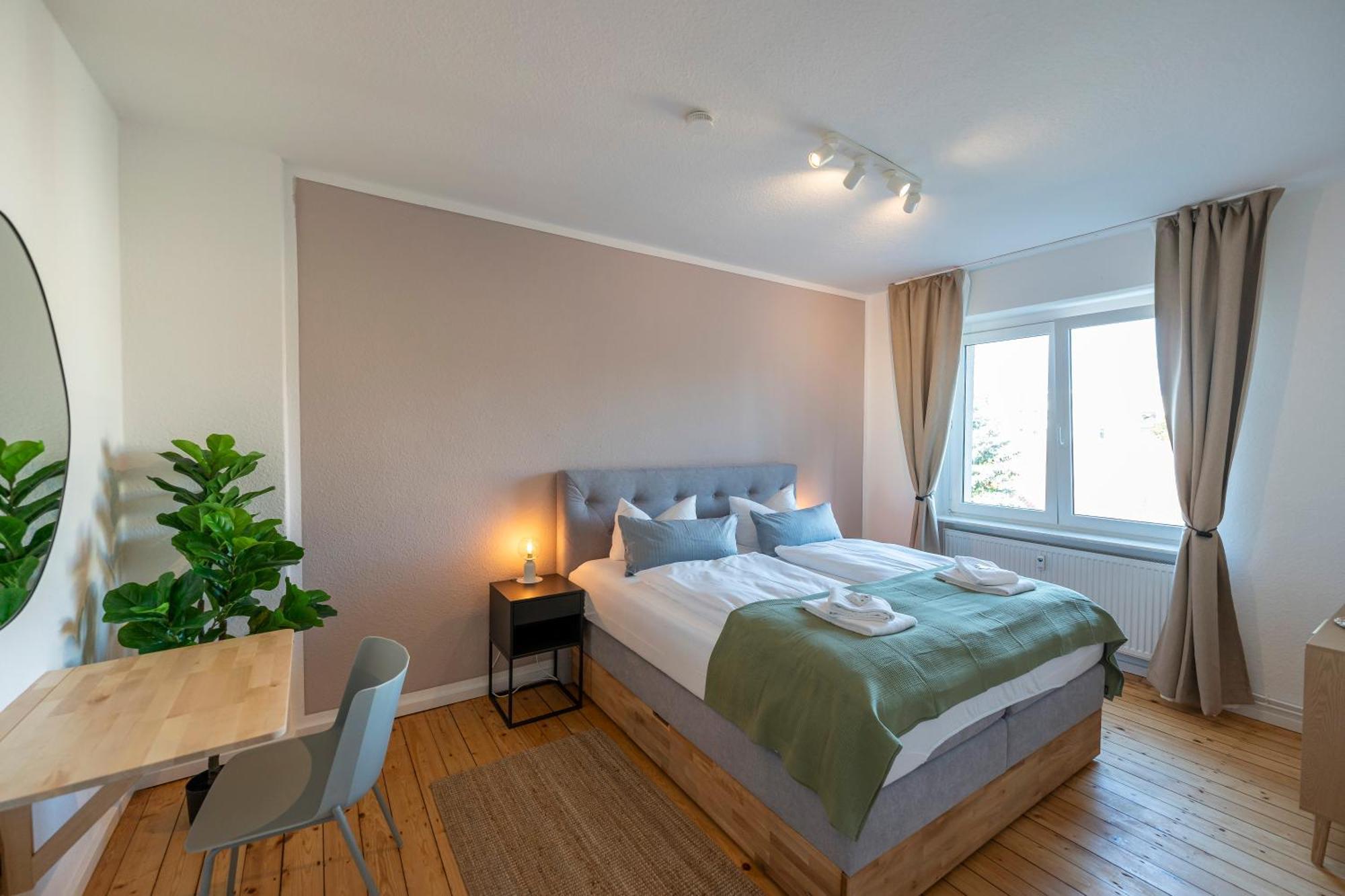 Rr - Central Apartment 80Qm - Balcony - Washer Magdeburg Bagian luar foto