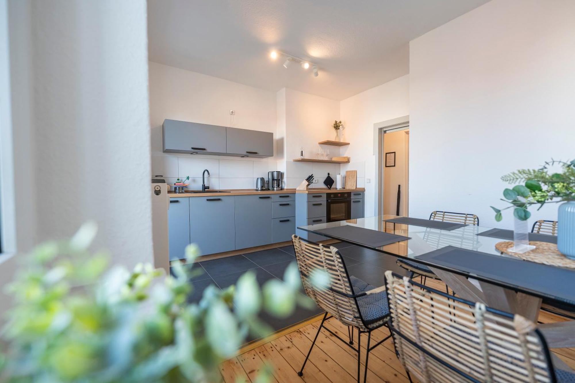 Rr - Central Apartment 80Qm - Balcony - Washer Magdeburg Bagian luar foto